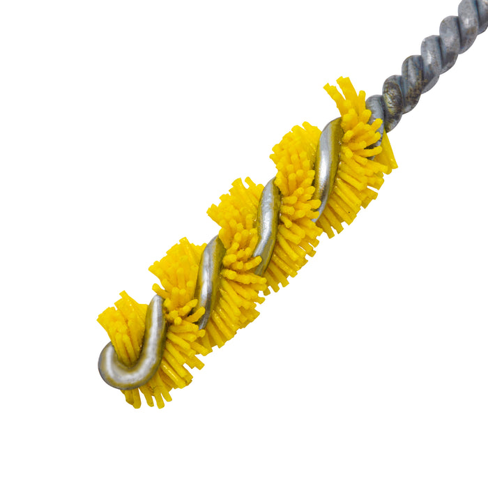 BRM 85AY344022120 NAMPOWER Thread Deburring Brush,  0.344" Bore Dia., 120 Grit Ceramic, 4.5" OAL