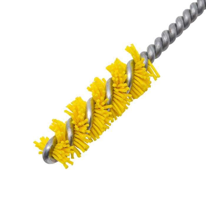 BRM 85AY375022120 NAMPOWER Thread Deburring Brush,  0.375" Bore Dia., 120 Grit Ceramic, 4.5" OAL