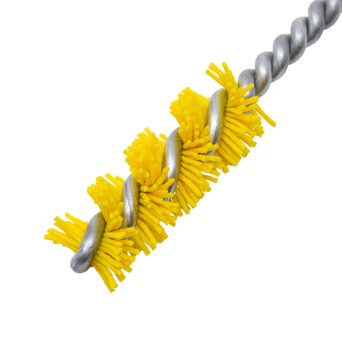 BRM 85AY437022120 NAMPOWER Thread Deburring Brush,  0.437" Bore Dia., 120 Grit Ceramic, 4.5" OAL