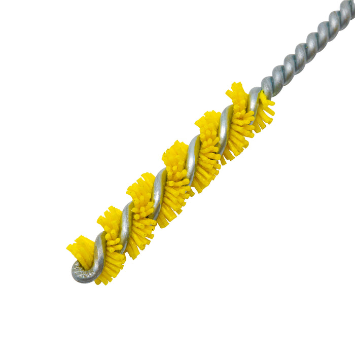 BRM 85AY65M022120 NAMPOWER Thread Deburring Brush,  6.5mm Bore Dia., 120 Grit Ceramic, 4.5" OAL