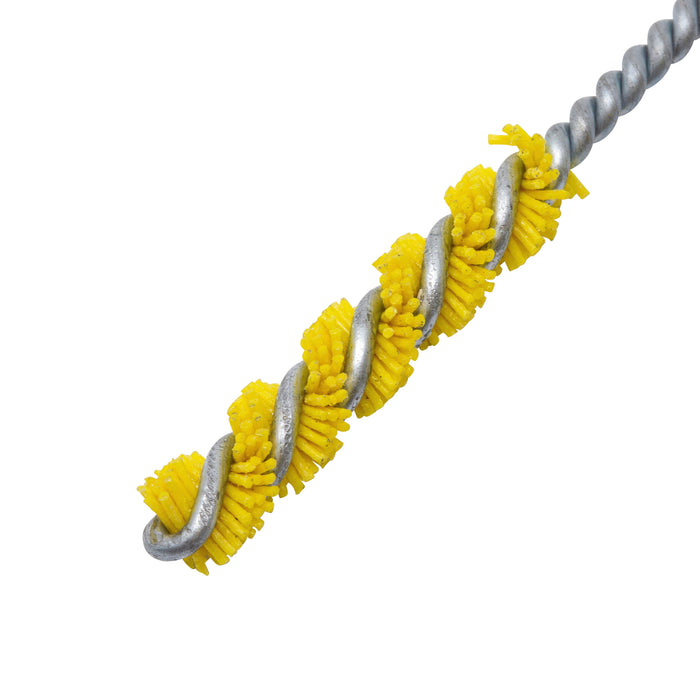 BRM 85AY6M022120 NAMPOWER Thread Deburring Brush,  6mm Bore Dia., 120 Grit Ceramic,  4.5" OAL