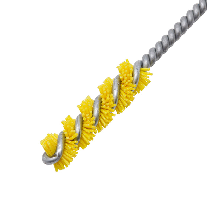 BRM 85AY8M022120 NAMPOWER Thread Deburring Brush,  8mm Bore Dia., 120 Grit Ceramic,  4.5" OAL