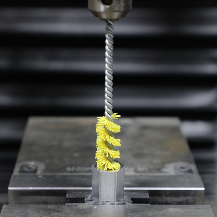 NAMPOWER 8-Piece Thread Deburring Brush Kit, Inch Sizes, 120 Grit, Ceramic