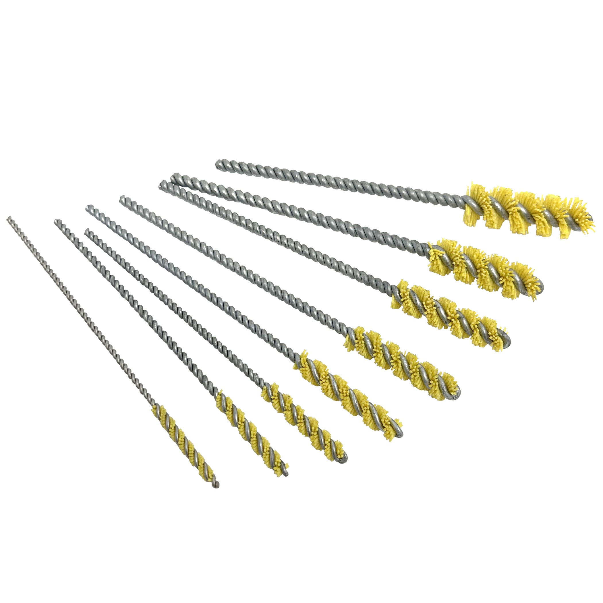 NAMPOWER 8-Piece Thread Deburring Brush Kit, Inch Sizes, 120 Grit, Cer ...