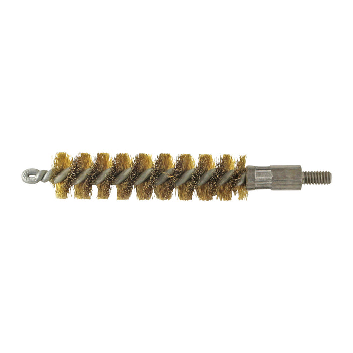 BRM 92B375 Flue Brush, .375" Brush Diameter, .005 Brass, 3" OAL, 8-32 Threaded Adapter