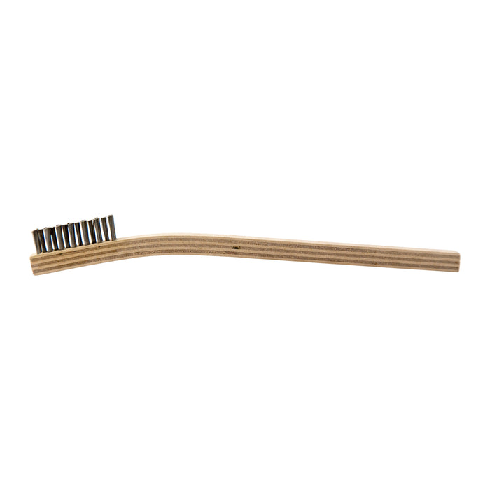 93AS250 Scratch Brush, 2 Rows .006 SS, .500 Trim,  7-3/4"OAL (Pack of 12)