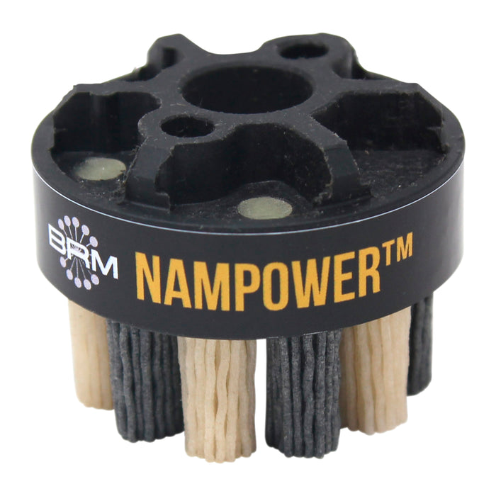 BRM ADD5018180 NAMPOWER Abrasive Disc Brush, Dot Style, 50mm Diameter, 18mm Trim, 180 Grit