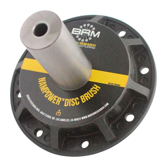 BRM ADHLWMP-NAMPOWER ABRASIVE DISC BRUSH HOLDER-STANDARD COLLET FLOW THRU,COMPOSITE 25MM PLAIN
