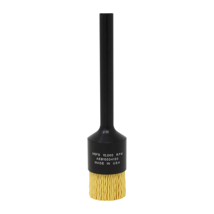 BRM AEB10034120 NAMPOWER End Brush, 1" Diameter, 5" OAL, 120 Grit, Ceramic Abrasive Filament