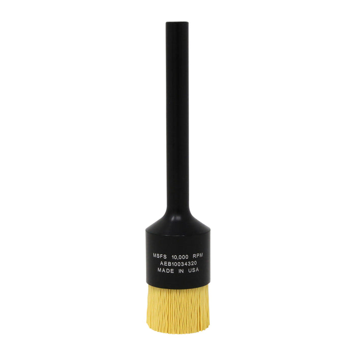 BRM AEB1003420 NAMPOWER End Brush, 1" Diameter, 5" OAL, 320 Grit, Ceramic Abrasive Filament