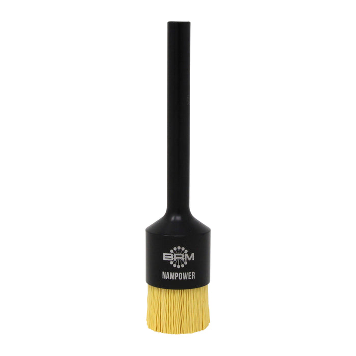 BRM AEB1003420 NAMPOWER End Brush, 1" Diameter, 5" OAL, 320 Grit, Ceramic Abrasive Filament