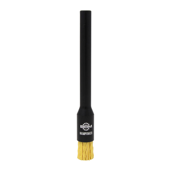 BRM AEB1258120 NAMPOWER End Brush, 0.500" Diameter, 4.88" OAL, 120 Grit, Ceramic Abrasive Filament