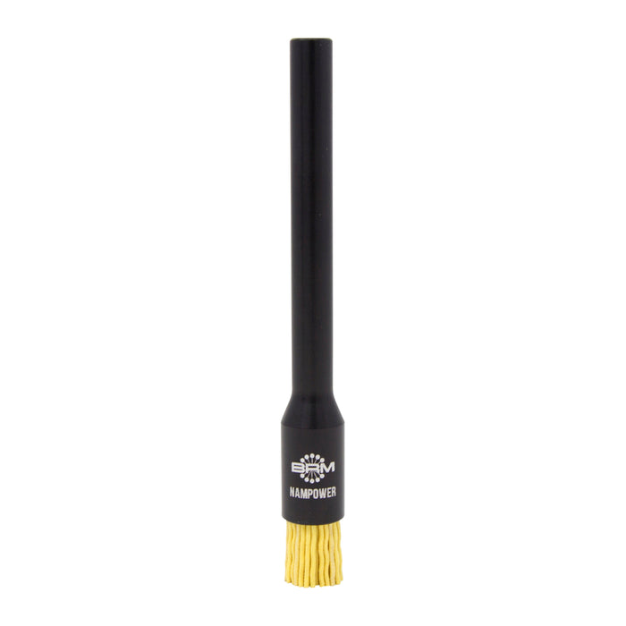 BRM AEB1258180 NAMPOWER End Brush, 0.500" Diameter, 4.88" OAL, 180 Grit, Ceramic Abrasive Filament
