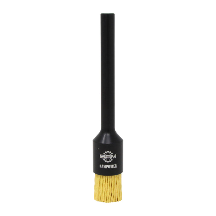 BRM AEB3434120 NAMPOWER End Brush, 0.750" Diameter, 5" OAL, 120 Grit, Ceramic Abrasive Filament