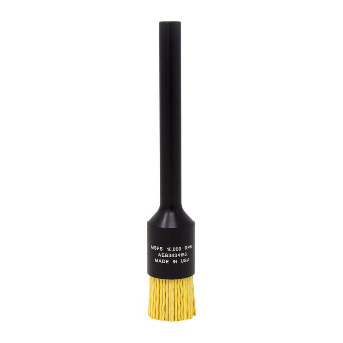 BRM AEB3434180 NAMPOWER End Brush, 0.750" Diameter, 5" OAL, 180 Grit, Ceramic Abrasive Filament