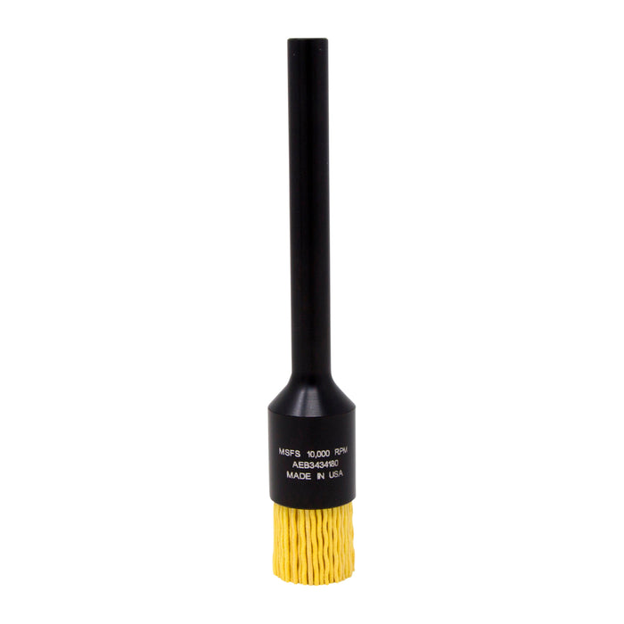 BRM AEB343480 NAMPOWER End Brush, 0.750" Diameter, 5" OAL, 80 Grit, Ceramic Abrasive Filament