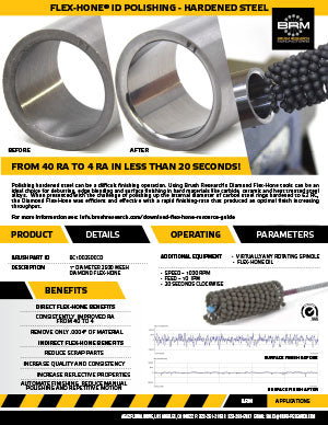 FLEX-HONE®-POLISHING HARDENED STEEL 