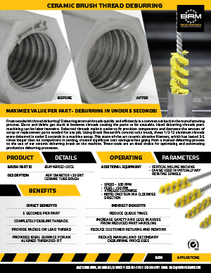 NAMPOWER-CERAMIC THREAD DEBURRING 