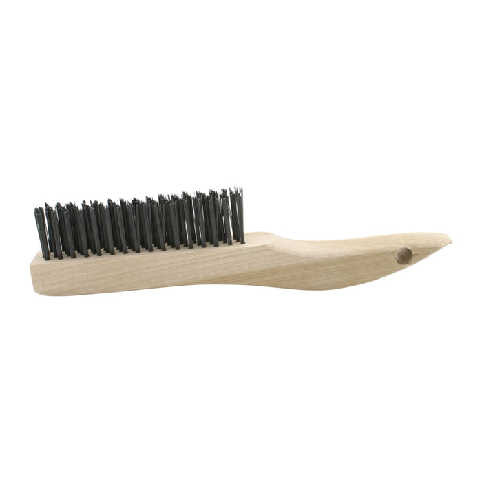 BN49 Curved Handle Scratch Brush, Nylon, 4X19, 1" Trim, 13.75" OAL (Pack of 12)