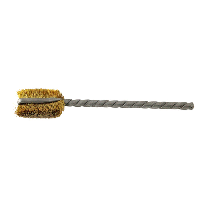 BRM BB3123 Butterfly Thread Deburring Brush, .312" Diameter, .003 Brass, 2.25" OAL, Cut For Power