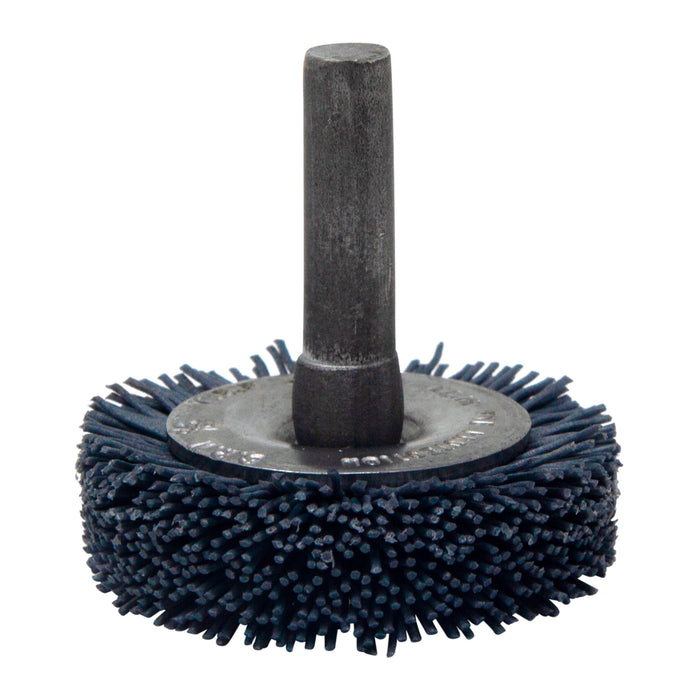 BRM BMC13AY320SC 1.375" Mandrel Mounted Wheel, 320Grit Silicon Carbide, .250" Shank Dia., .187" Trim