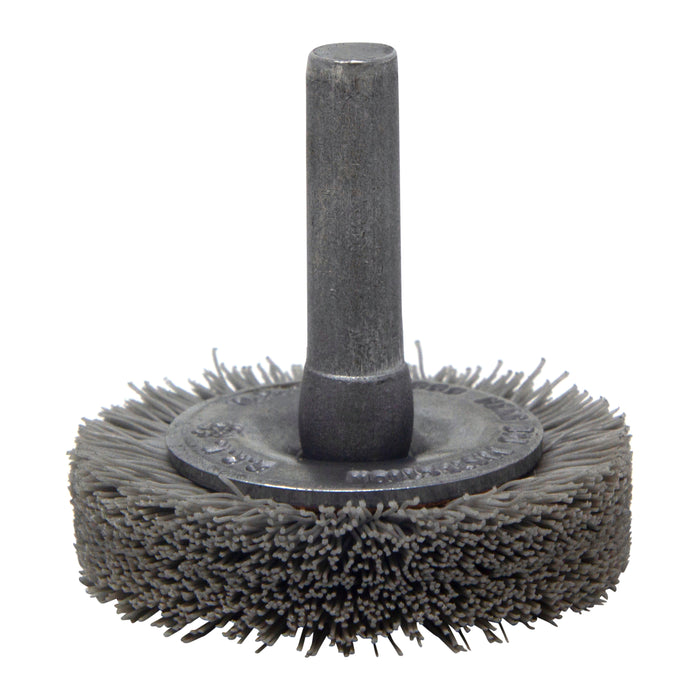 BRM BMC12AY500SC 1.25" Mandrel Mounted Wheel, 500 Grit Silicon Carbide, .250" Shank Dia., .125" Trim