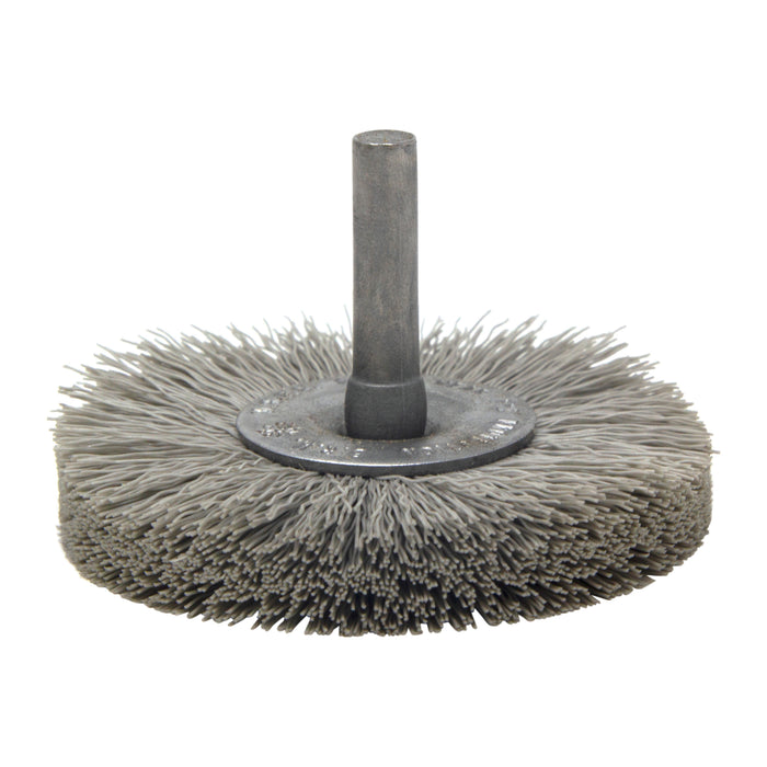 BRM BMC30AY600AO 3" Mandrel Mounted Wheel, 600 Grit Aluminum Oxide, .250" Shank Dia., .812" Trim