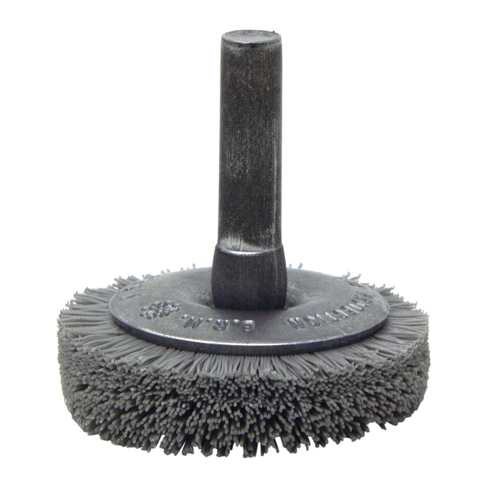 BRM BMF14AY600AO 1.5" Mandrel Flare Brush, 600 Grit Aluminum Oxide, .250" Shank Dia., .250" Trim