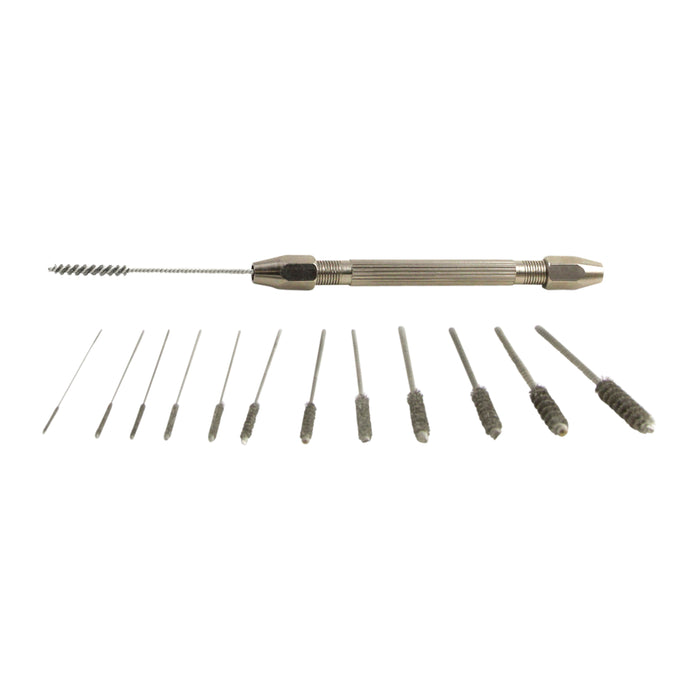 81-A KIT Miniature Stainless Steel Deburring Brush Kit-Metric Sizes (12/Pack)