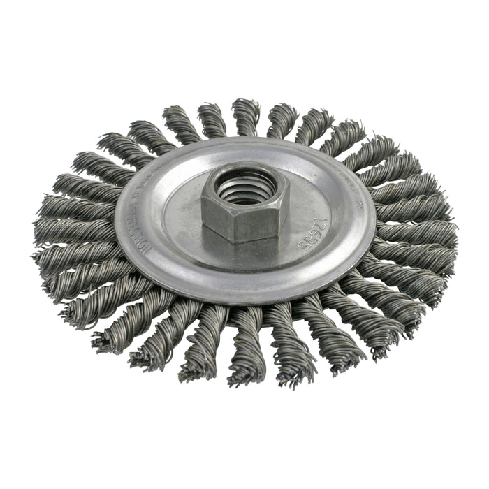 BRM BSTCM11520, 4.500" Dia. Stinger Bead Wheel, .020 CS, 5/8"-11 AH, .812" Trim, .187" Face Width