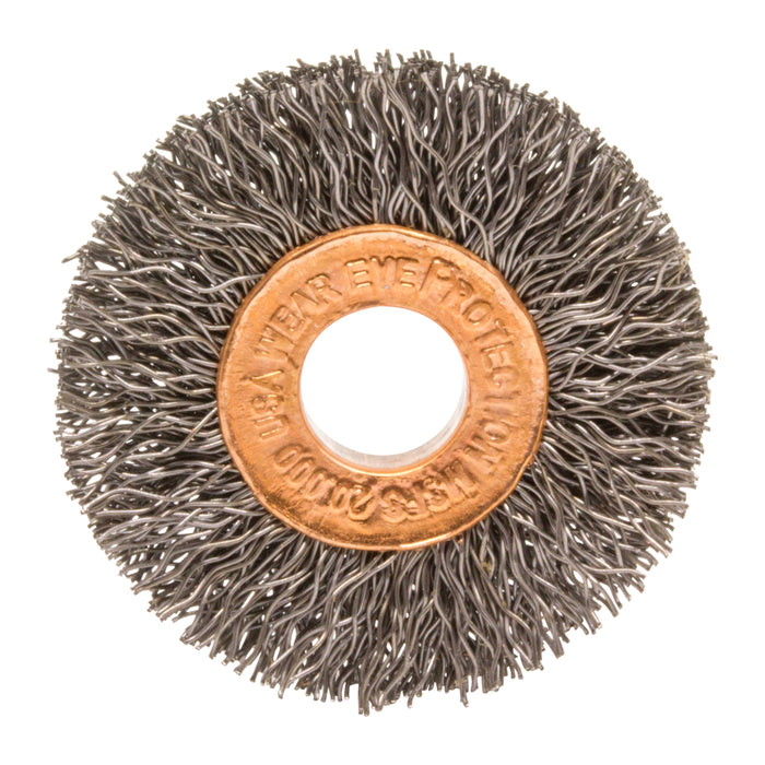 BRM C212S12F 2-1/2" Dia. Copper Center Wheel, .0118 SS, 5/8" Arbor Hole, .750" Trim, .500" Face Width