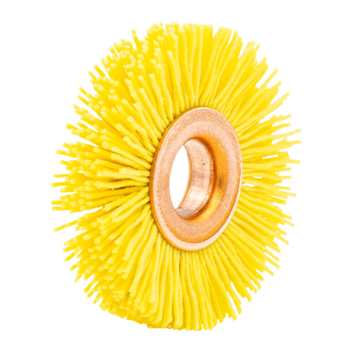 BRM CY112320CGPK1 NAMPOWER Ceramic Wheel Brush 1.5" Dia., 320 Grit, 0.375" Arbor, 0.375" Trim Length