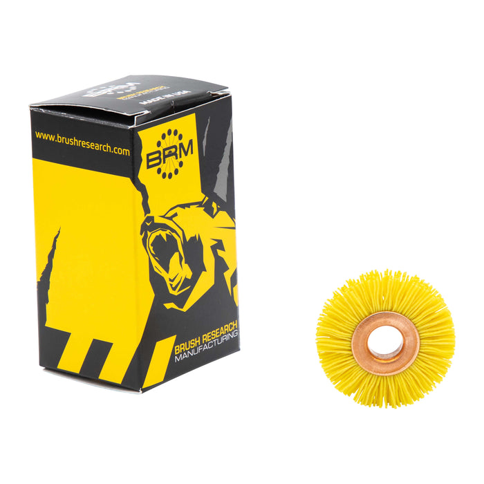 BRM CY112022120CGPK1 NAMPOWER Ceramic Wheel Brush 1.5" Dia., 120 Grit, 0.375" Arbor, 0.375" Trim Length