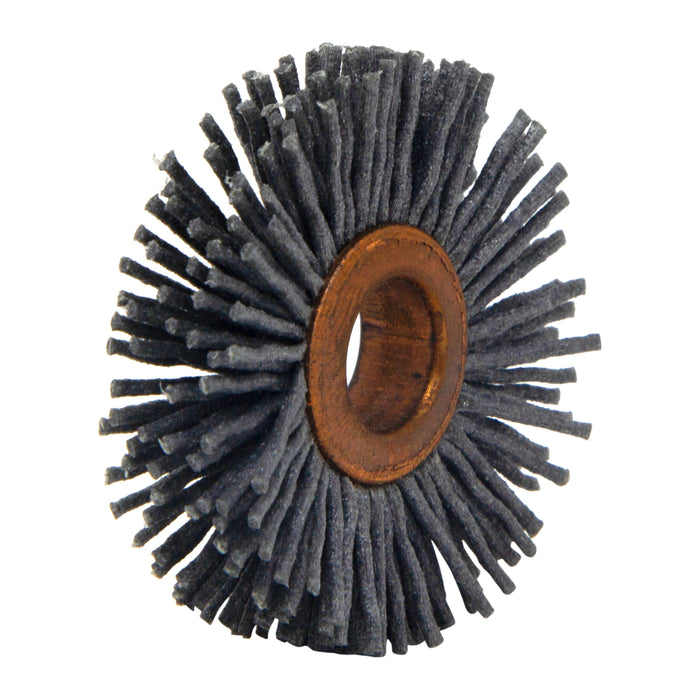 BRM CY1180SC Abrasive Nylon Copper Center Wheel, 1" Dia., 180SC, .375" Arbor Hole, .125" Trim