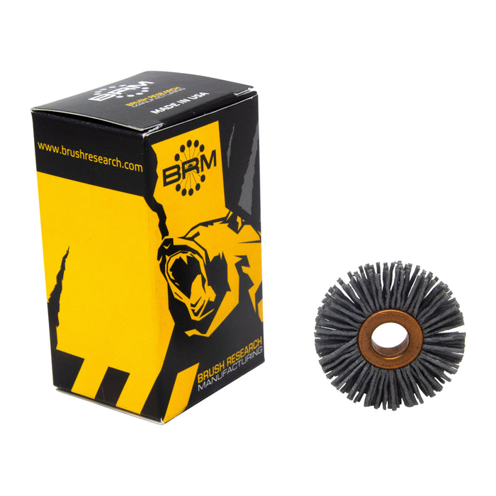 BRM CY1180SC Abrasive Nylon Copper Center Wheel, 1" Dia., 180SC, .375" Arbor Hole, .125" Trim