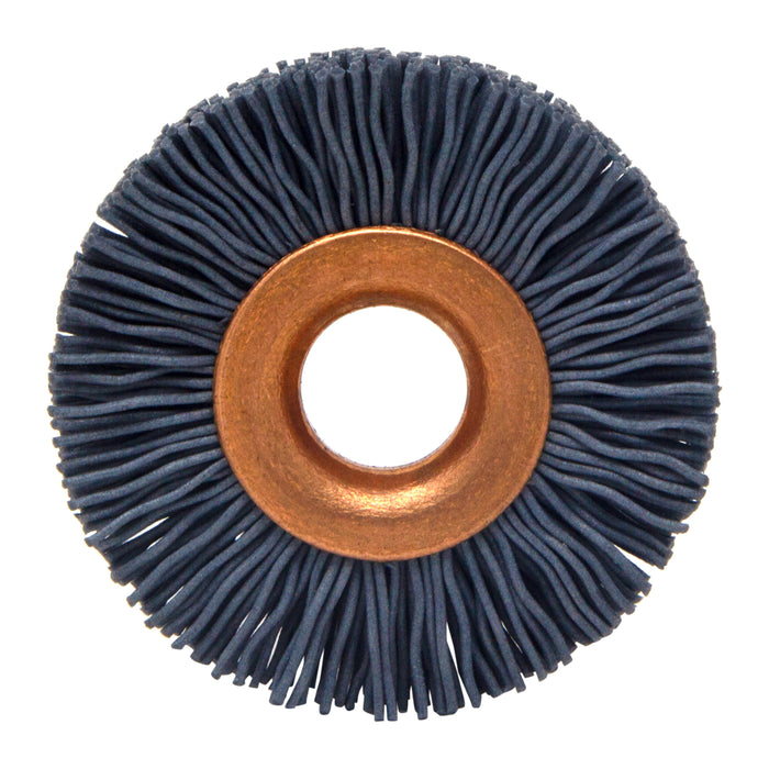 BRM CY112320SC Abrasive Nylon Copper Center Wheel, 1.5" Dia., 320SC, .375" Arbor Hole, .375" Trim