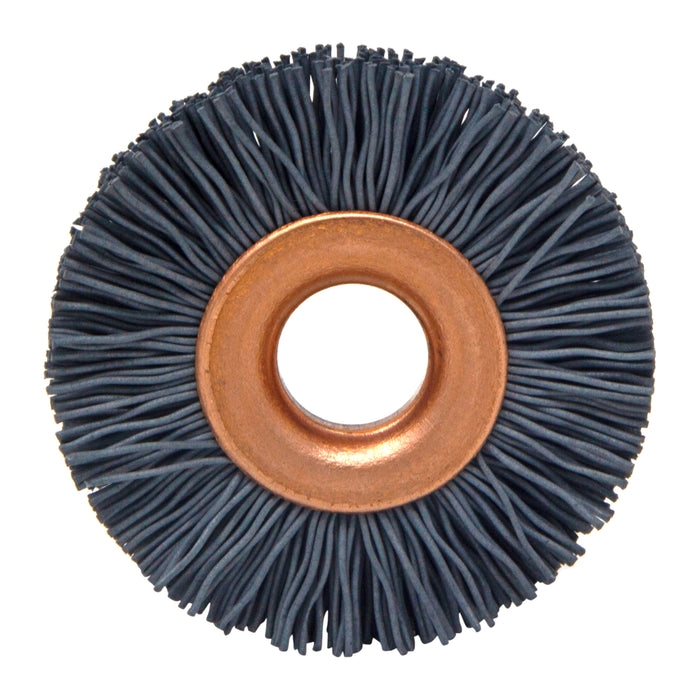 BRM CY1500SC Abrasive Nylon Copper Center Wheel, 1" Dia., 500SC, .375" Arbor Hole, .125" Trim