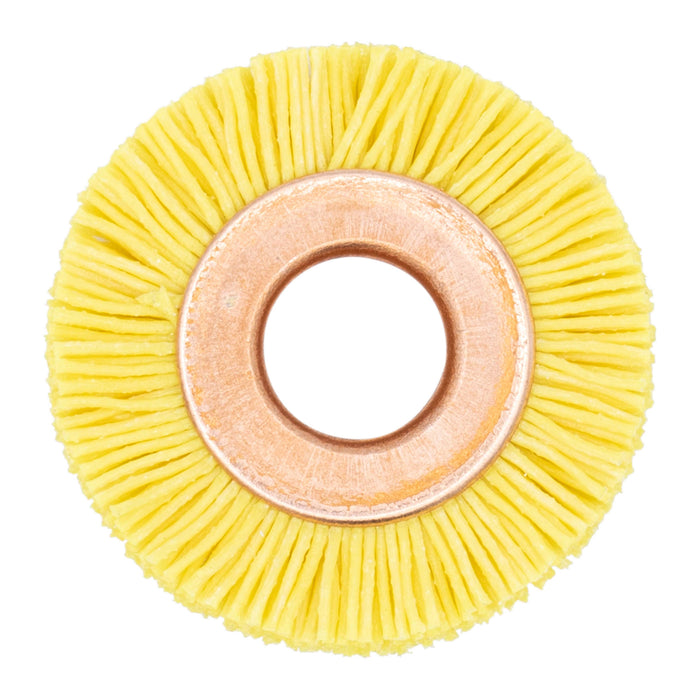 BRM CY114022120CGPK1 NAMPOWER Ceramic Wheel Brush 1.25" Dia., 120 Grit, 0.375" Arbor, 0.25" Trim Length