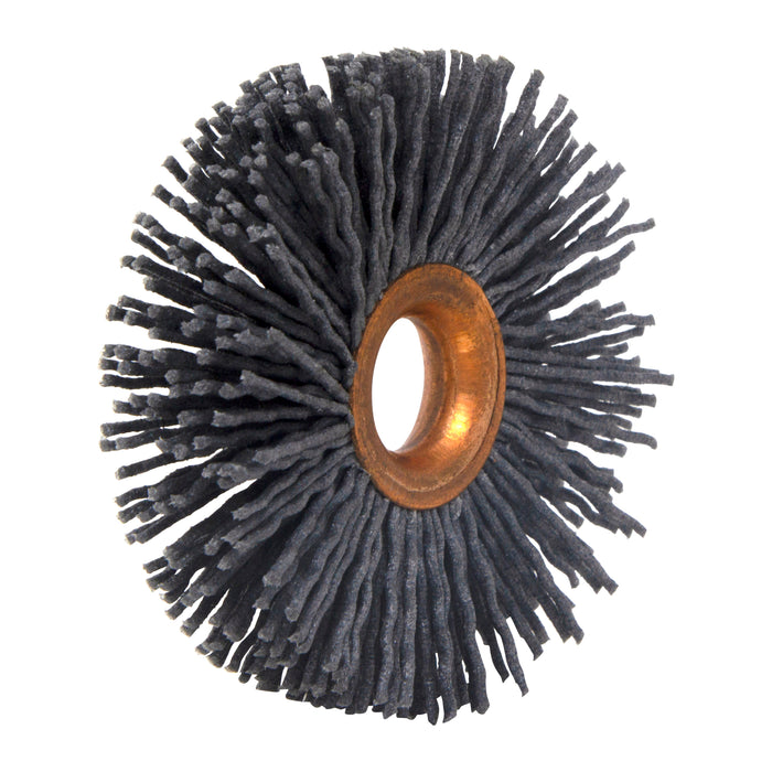 BRM CY280SC Abrasive Nylon Copper Center Wheel, 2" Dia., 80SC, .500" Arbor Hole, .500" Trim