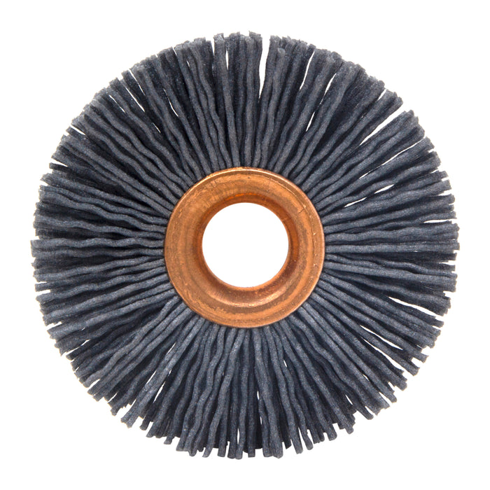 BRM CY2180SC Abrasive Nylon Copper Center Wheel, 2" Dia., 180SC, .500" Arbor Hole, .500" Trim