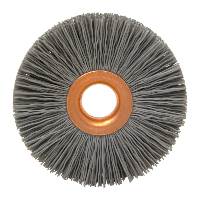 BRM CY2600AO Abrasive Nylon Copper Center Wheel, 2" Dia., 600AO, .500" Arbor Hole, .500" Trim