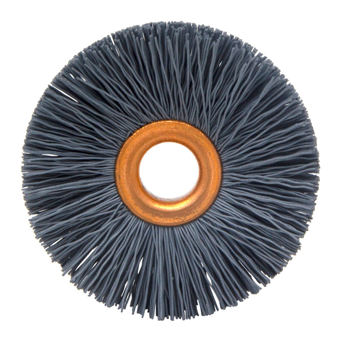 BRM CY2500AO Abrasive Nylon Copper Center Wheel, 2" Dia., 500AO, .500" Arbor Hole, .500" Trim