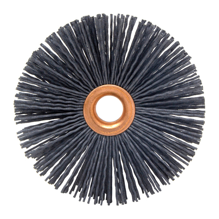 BRM CY312180SC Abrasive Nylon Copper Center Wheel, 3.5" Dia., 180SC, .500" Arbor Hole, 1.187" Trim