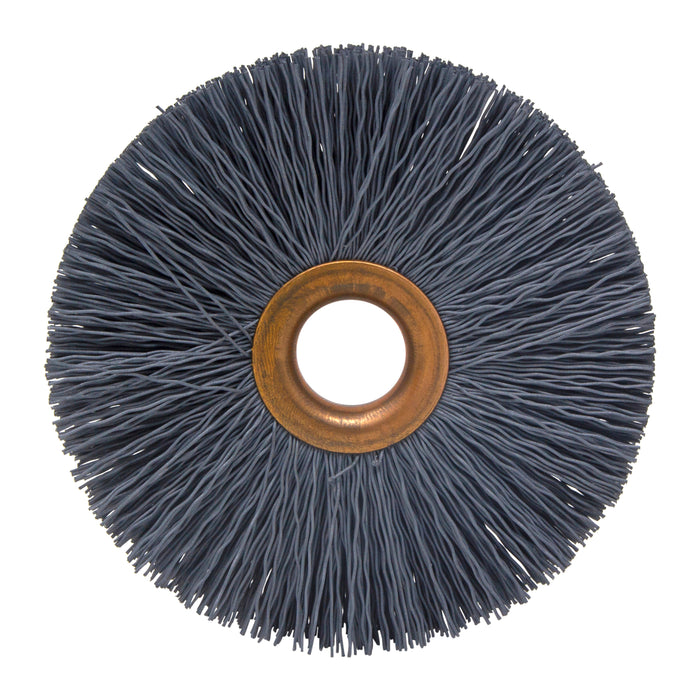 BRM CY312500SC Abrasive Nylon Copper Center Wheel, 3.5" Dia., 500SC, .500" Arbor Hole, 1.187" Trim