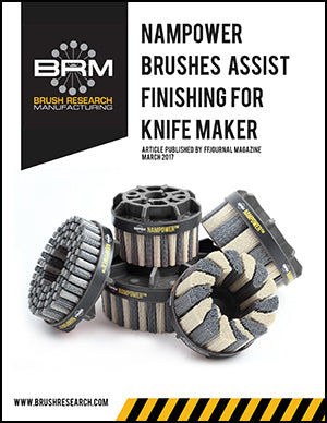 NAMPOWER Brushes Assist Finishing For Knife Maker 