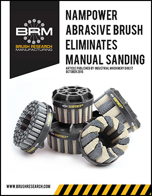 NAMPOWER Disc Brushes Eliminate Manual Sanding