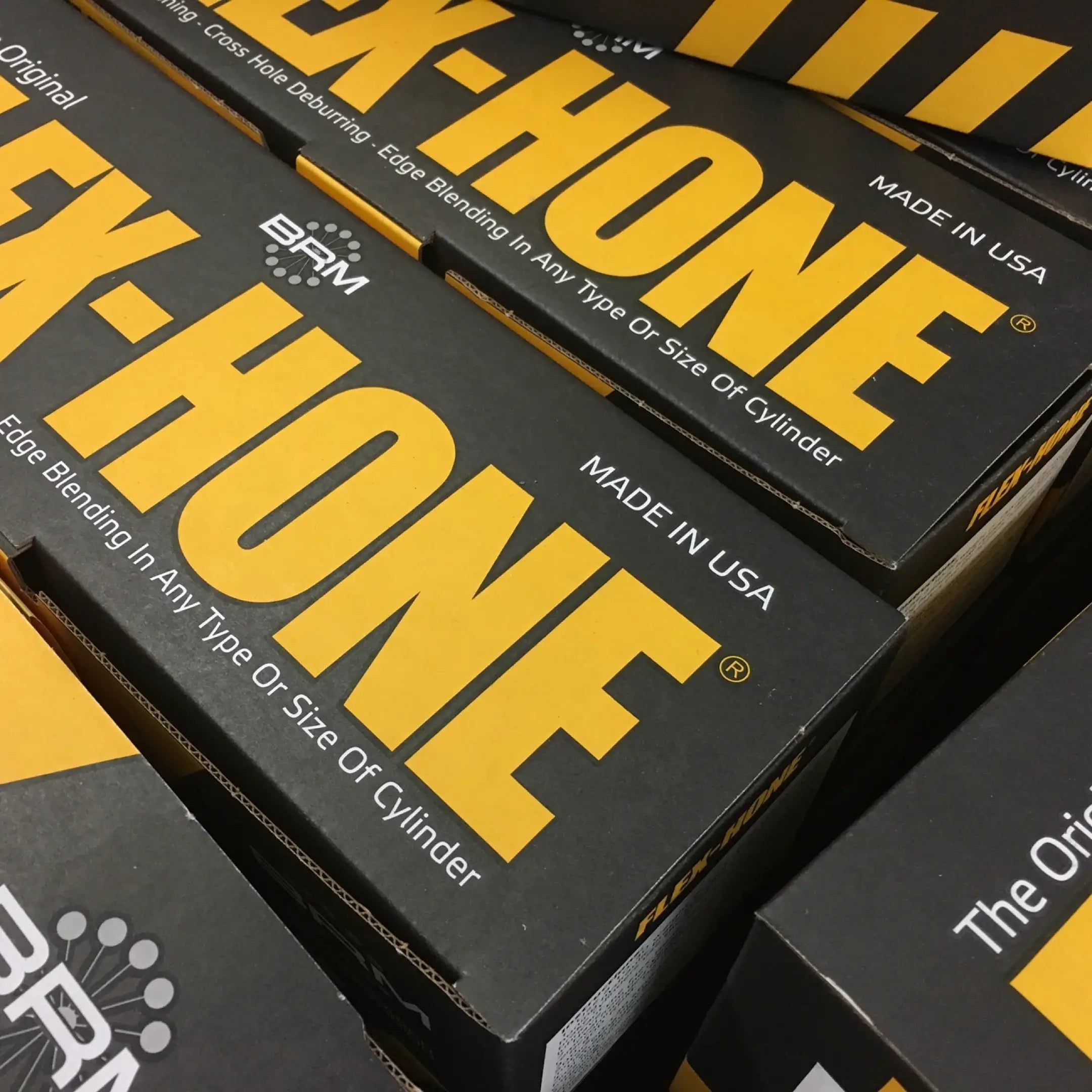 FLEX-HONE tools are made by Brush Research Mfg - Made in USA