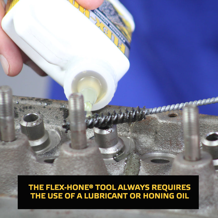 Brush Research FHP FLEX-HONE® Oil, Specially Formulated Honing Oil, 1/2 Pint Bottle (8 fl oz)