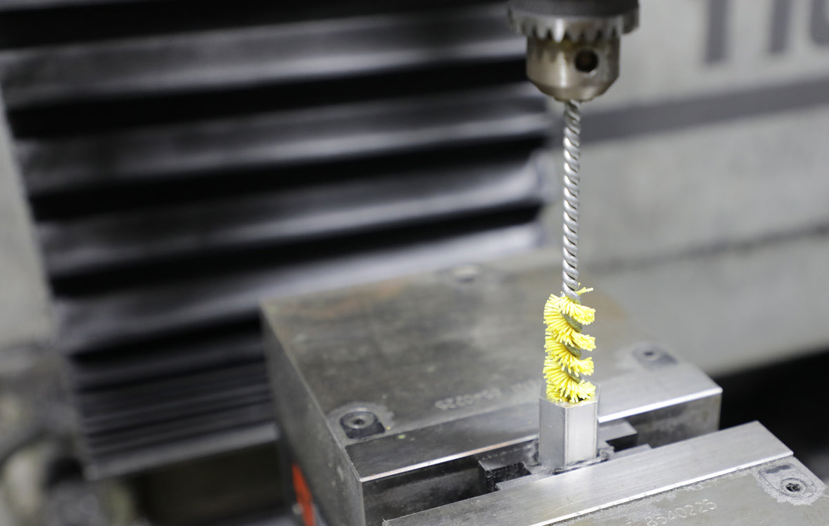 Inner Thread Deburring THREAD DEBURRING — Brush Research Manufacturing Co., Inc