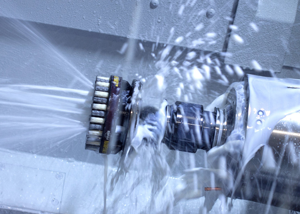 BRM ADBK80 NAMPOWER, 3 Piece Disc Brush Kit, 1-80mm Dot, 1-80mm Turbine, 80 Grit With Holder